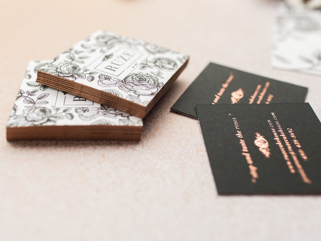 foil-and-ink-custome-branding-ruze-black-rose-gold-gray