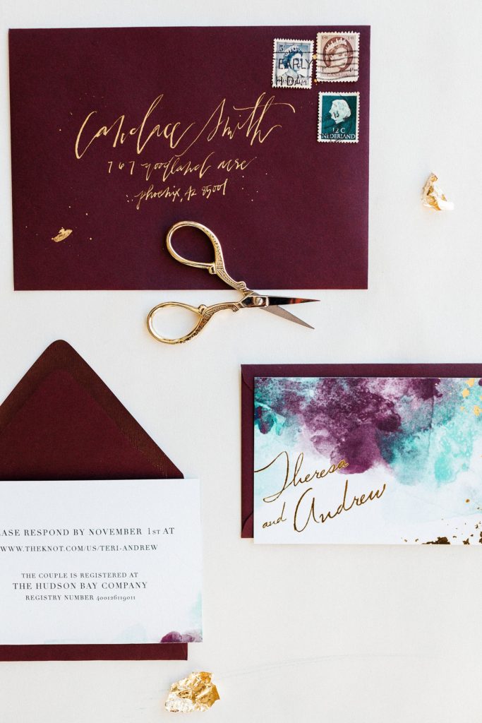 custom high-quality wedding invitation