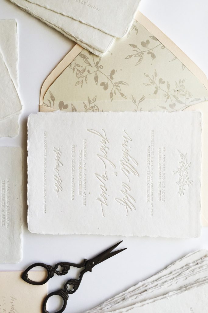 Elegant Wedding Invitations by Foil & Ink
